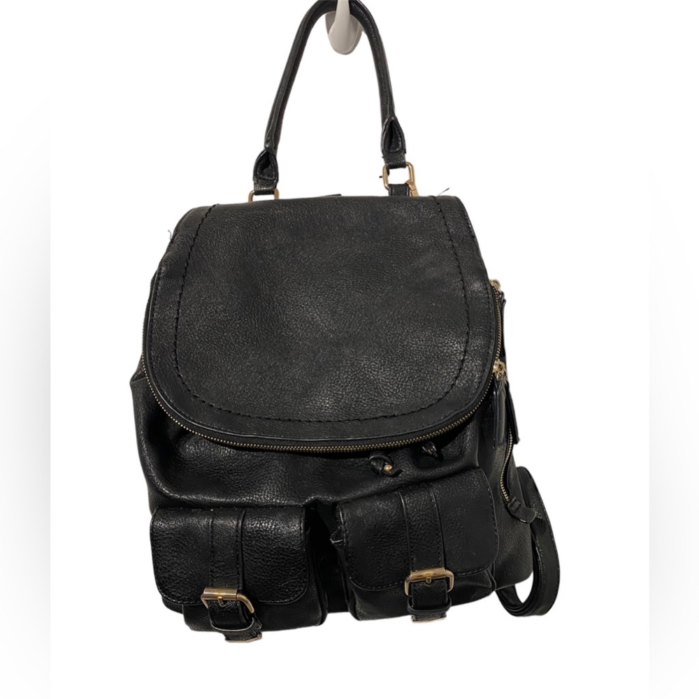 Vegan Leather Backpack